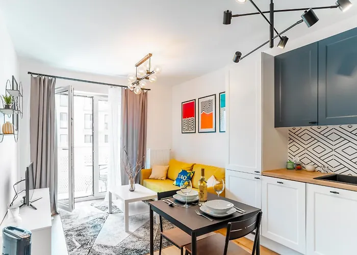 Apartment Bagry - Parking, Balcony, Workspace - By Rentujemy *